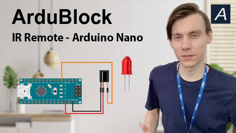 ArduBlock - IR Remote - Arduino Nano