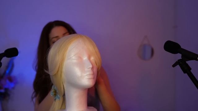 SPARKLY ASMR. Близкий шёпот, движения рук, звуки рта, рассчесывание и стрижка волос.
