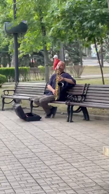 Атмосфера на бульваре Пушкина в Донецке
