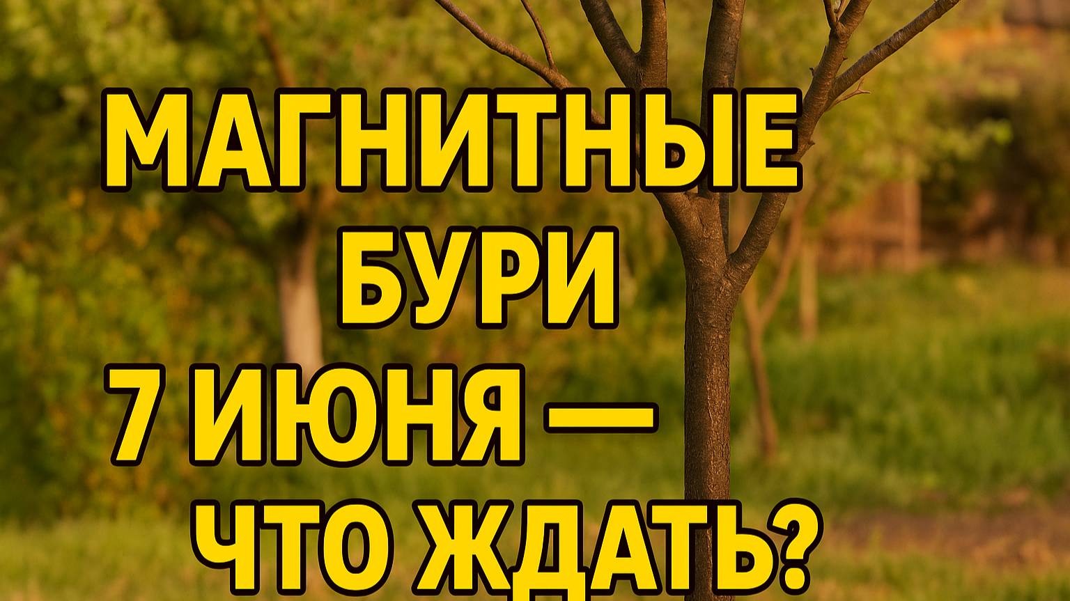 Магнитные бури 7 июня 2025 — кому стоит быть осторожнее?