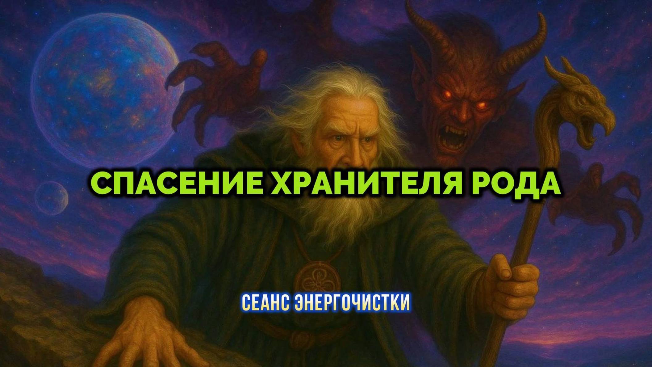 СПАСЕНИЕ ХРАНИТЕЛЯ РОДА. СЕАНС ЭНЕРГОЧИСТКИ
