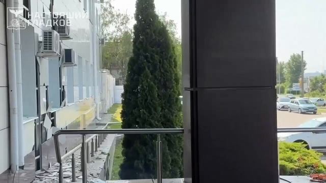 По зданию суда В Белгороде ударили дважды