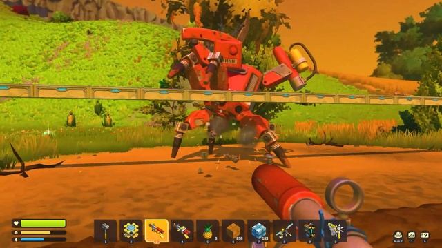 ДВА ОГОРОДА НА 1000+ ГРЯДОК | Выживание Scrap Mechanic №14