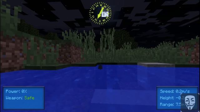 Minecraft  The RC mod/ Самолети, подводници и колички с дистанци