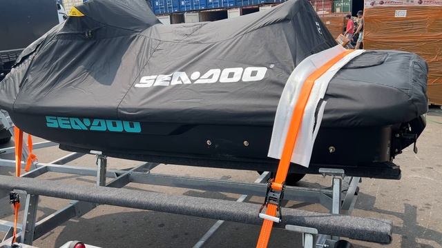 05.06.2025 - подготовили к доставке в г.Псков двойной прицеп и гидроцикл SEA-DOO GTI 130