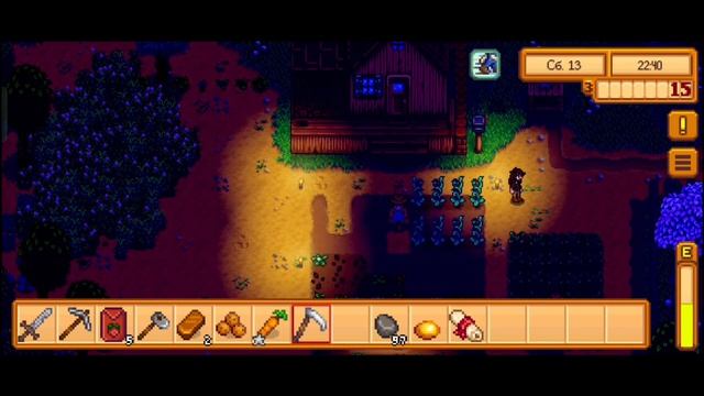 Уютная ферма в 🌲Stardew Valley🌳. Кто быстрее соберёт яйца? #
