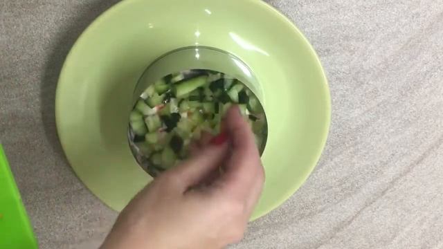 КРАБОВЫЙ салат с РИСОМ.