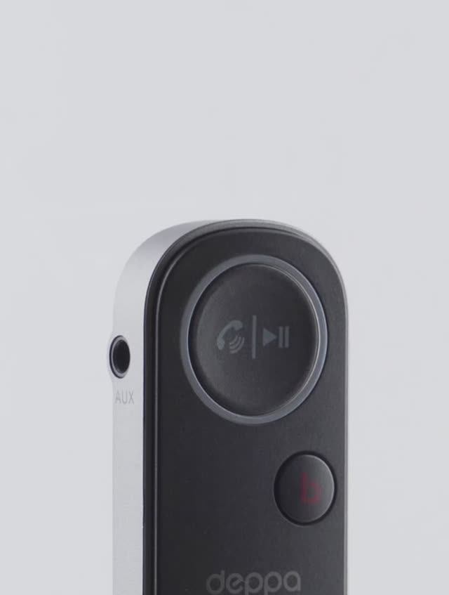 Bluetooth ресивер Lite, BT 5.4, ENC, Bass boost, 150 мАч от Deppa, 44410