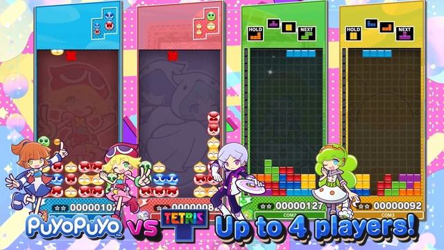 Трейлер Puyo Puyo Tetris 2S (запуск)
