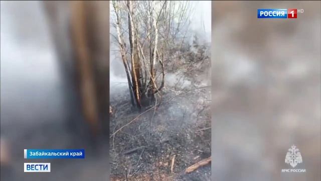 Россия 1 	05.06.2025 
Борьба с пожарами в Забайкалье
