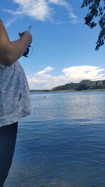 На рыбалке