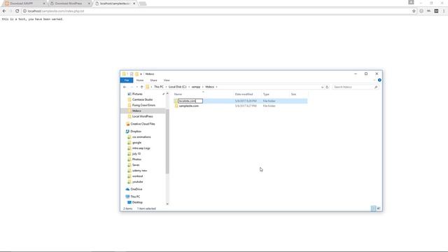 006. How to Install WordPress Locally on PC with XAMPP