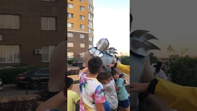 Черепашки ниндзя. Эйприл О’Нил, Шредер на дне рождении в Краснодаре