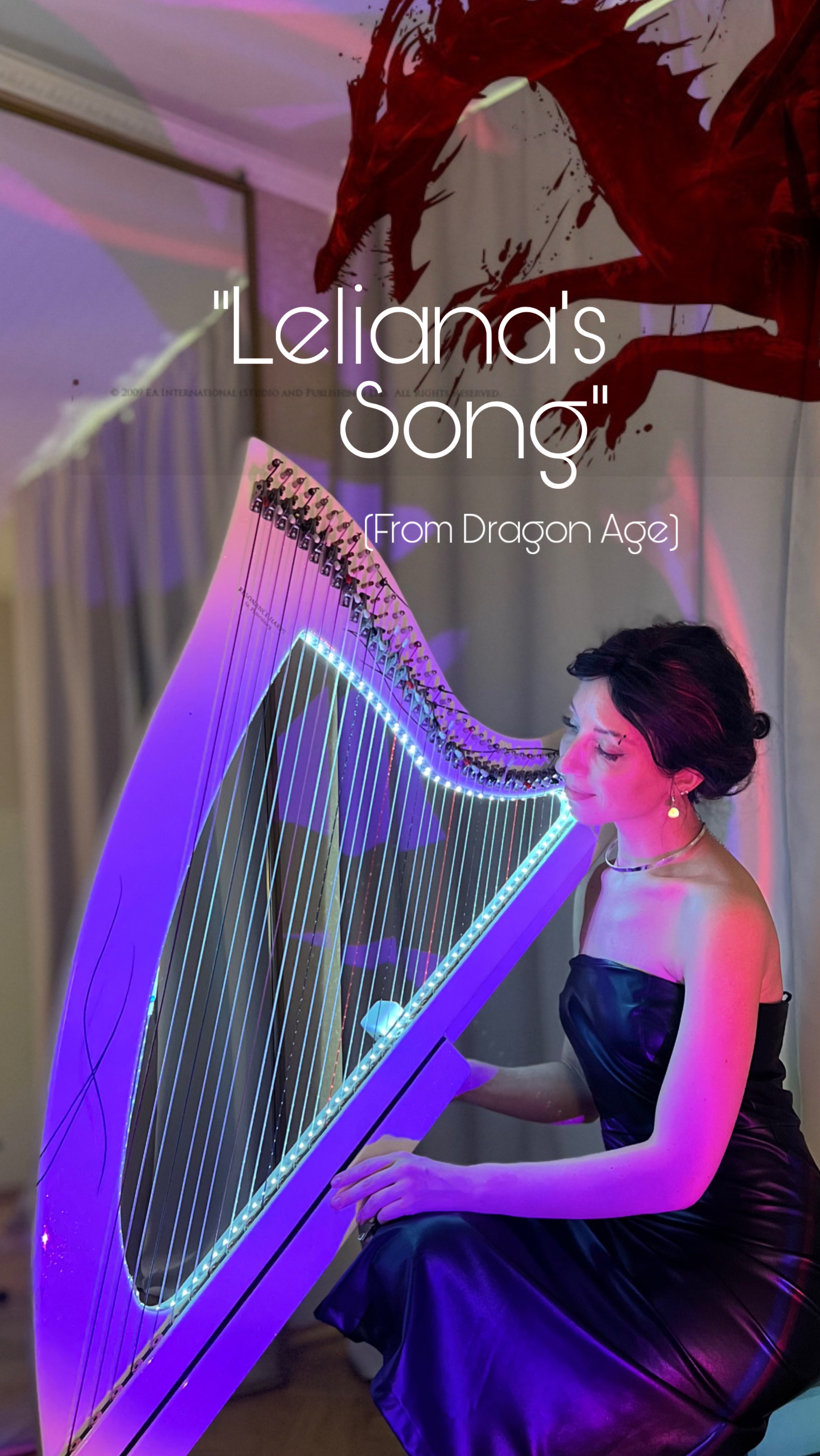 Leliana's Song (harp cover from Dragon Age)