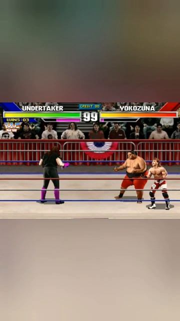 WWF WRESTLEMANIA Undertaker VS Yokozuna & Shawn Michaels