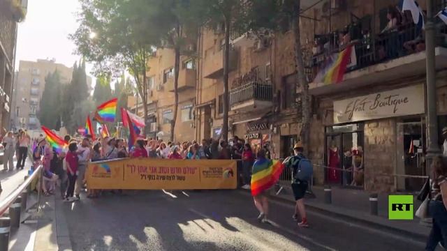 شاهد.. مسيرة الفخر للمثليين في القدس تتحول إلى احتجاج سياسي