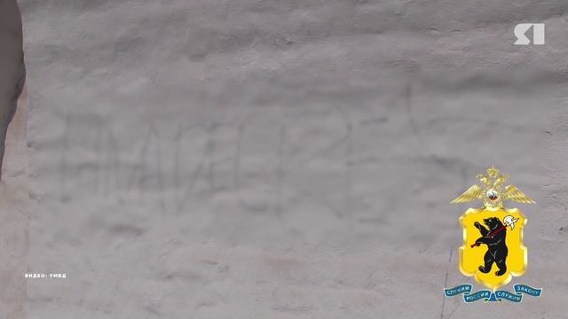 «Выпил алкоголь и плохо контролировал себя»: в Ярославле задержали уличного вандала