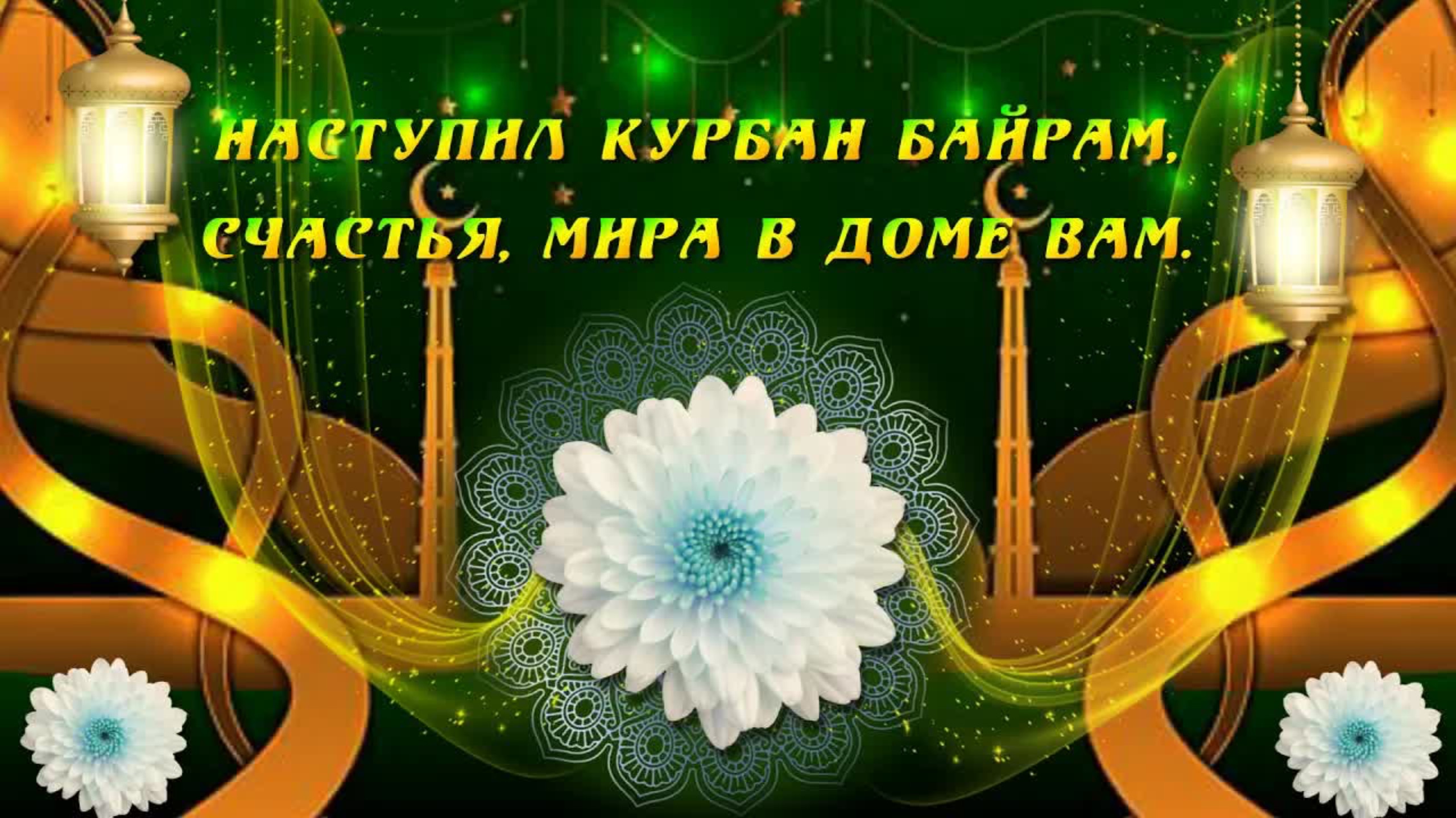 Красивое поздравление с КУРБАН БАЙРАМ 2025✨✨ Поздравление с Курбан Айт 2025