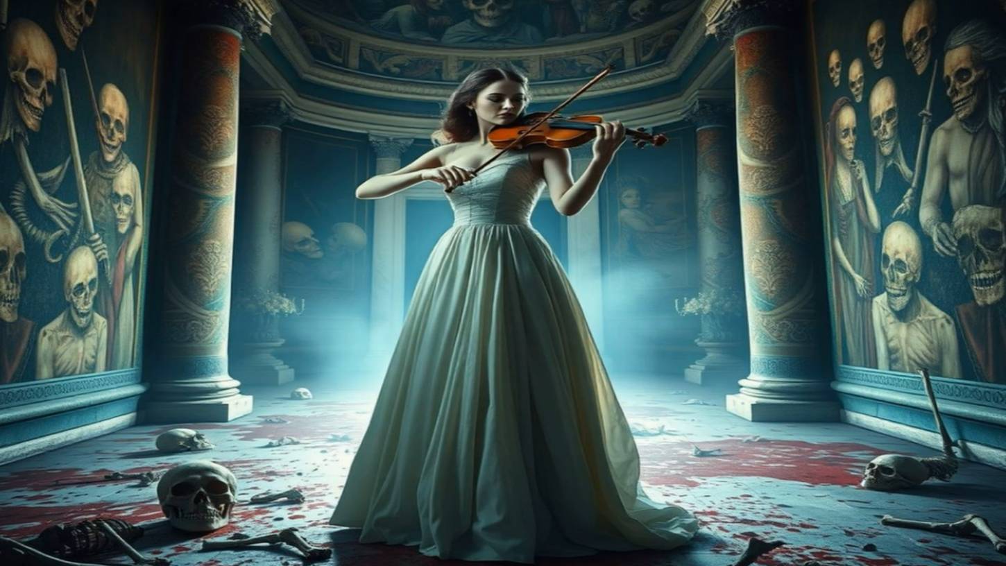 Violin and electric guitar metal music 65