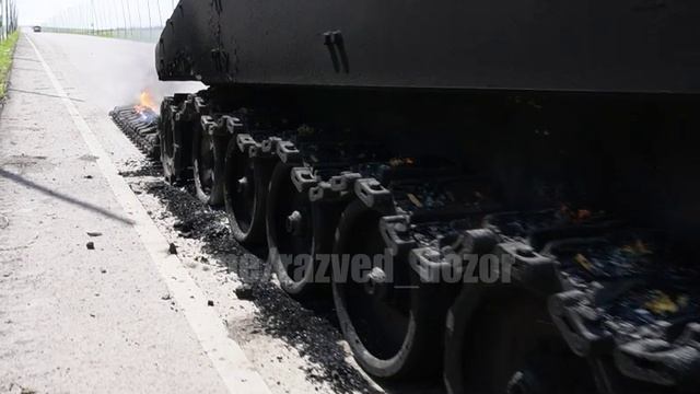 Красивые кадры уничтоженной гаубицы западного производства М109, которую уничтожили бойцы РФ !!!