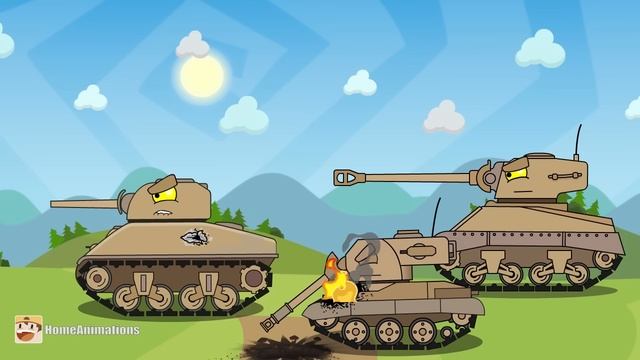 HomeAnimations – Мультики про танки  Захват Завода - Мультики про танки