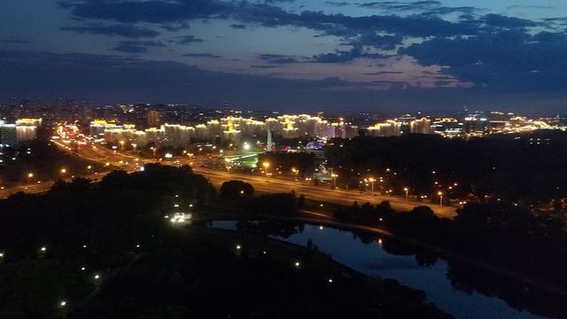 Минск. Смотровая гостиницы Беларусь. Май 2024