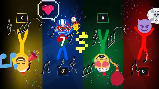 Extriminator VS Green Goblin в Stickman party (4) (Антон PLAY топ)