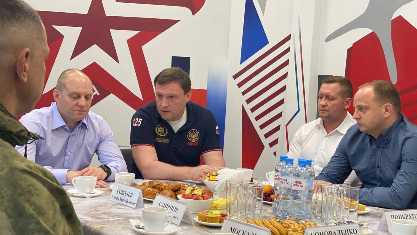 Сергей Пахомов посетил Пушкинское отделение Ассоциации ветеранов СВО
