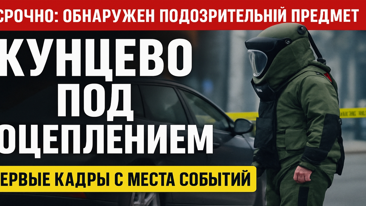 💣 Срочно! В Кунцево обнаружен подозрительный предмет — работает ФСБ