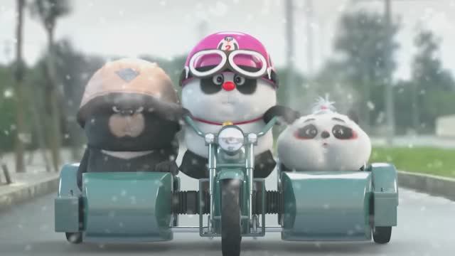 Бамбуковая панда ❤ОСТОРОЖНО!Грузовик в стиле бамбука приближается LOL/Короткая анимация/ПАНДЫ КУН-Ф