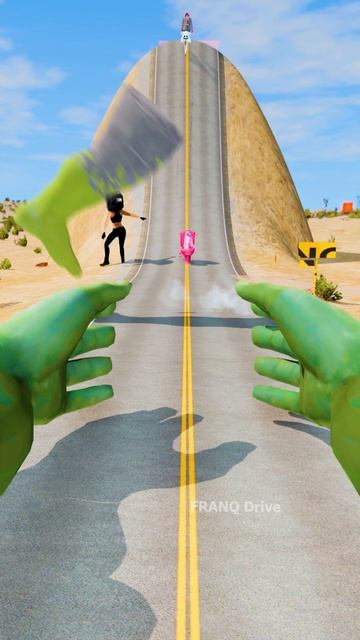 yt1s.com - Skibidi Toilets  Speakerman VS Spinning Hulk Leg  Smashy Hands Trap  BeamNGdrive_1080pFHR