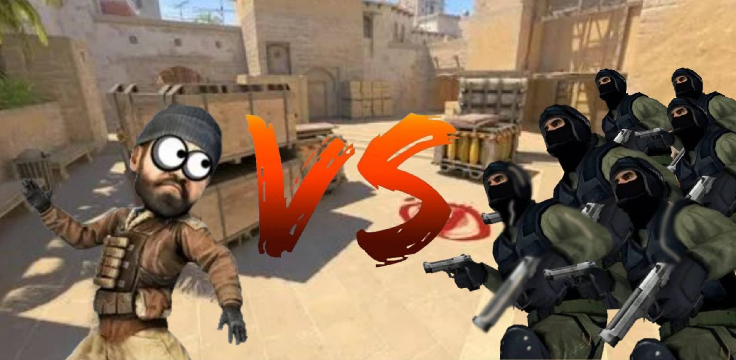 1 игрок vs 10 ботов Counter-Strike 2