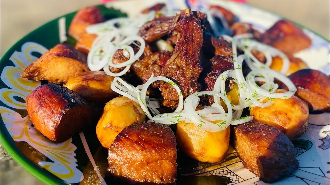 Вкуснейшее блюдо «КАЗАН-КЕБАБ»...🥘🥩😋