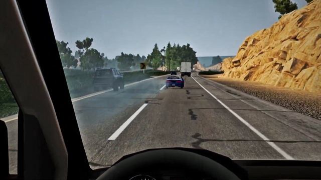 BeamNG Drive - реалистичный хайвей
