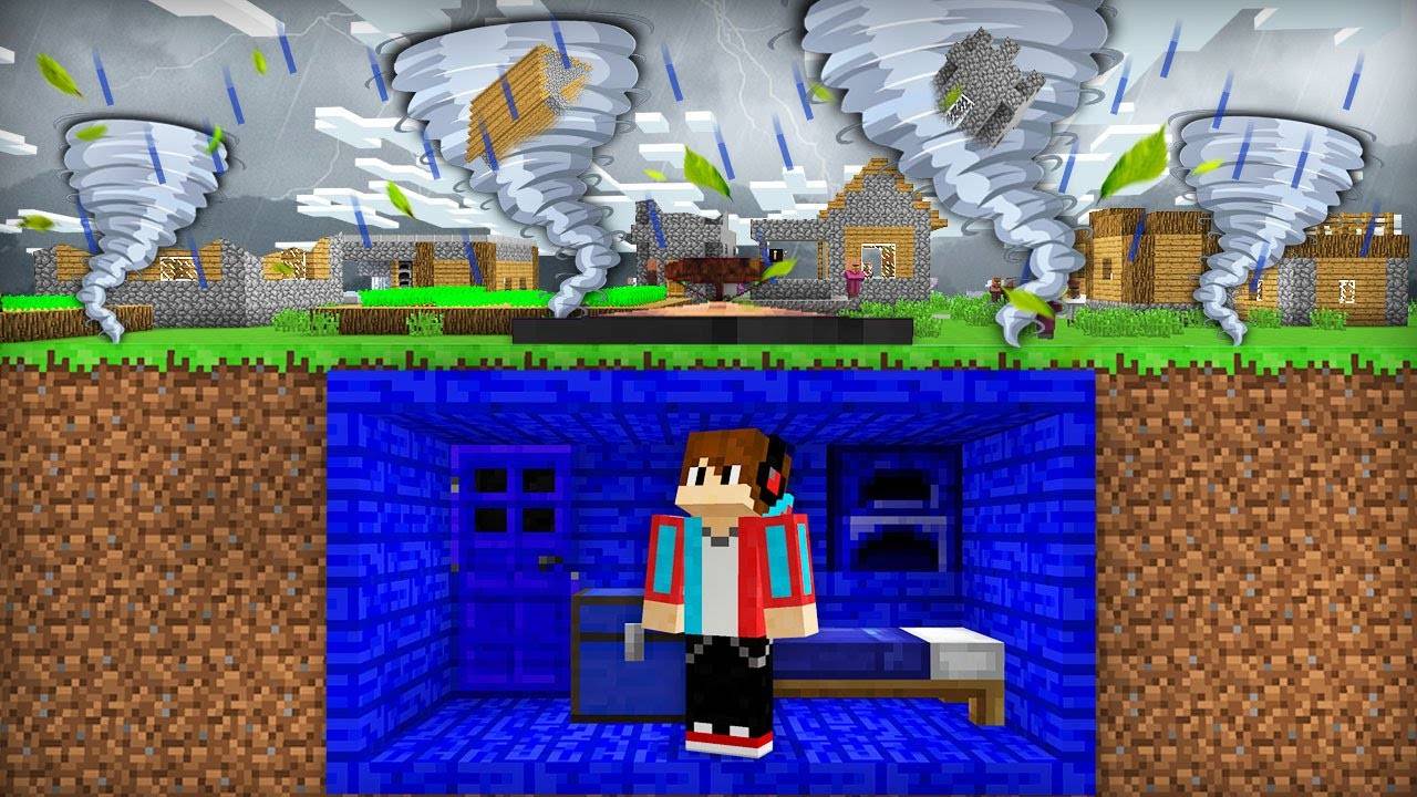 КАК МНЕ ПЕРЕЖИТЬ ТОРНАДО В МАЙНКРАФТ ｜ Компот Minecraft