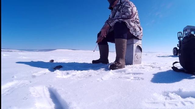 Рыбалка в Сибири. 21 марта 2016. Глухозимье. Братское водохранилище.