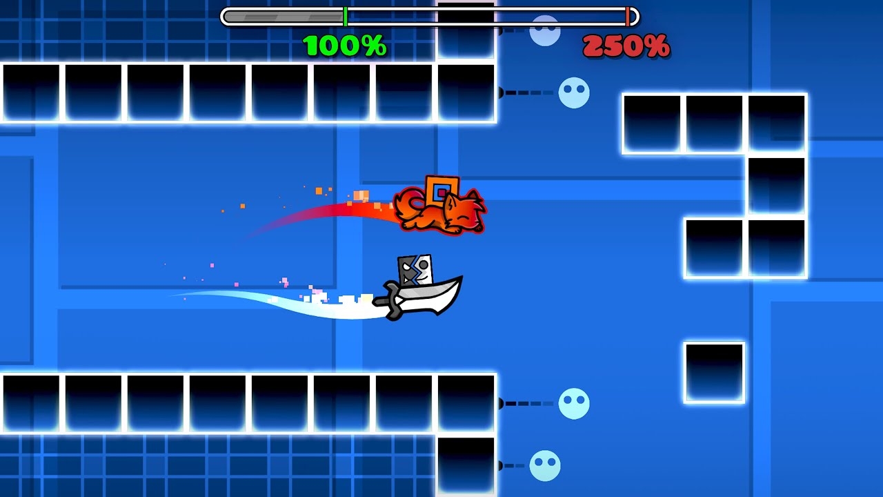 Полные ВЕРСИИ УРОВНЕЙ, но У НАС ОДНА ПОПЫТКА в Geometry Dash