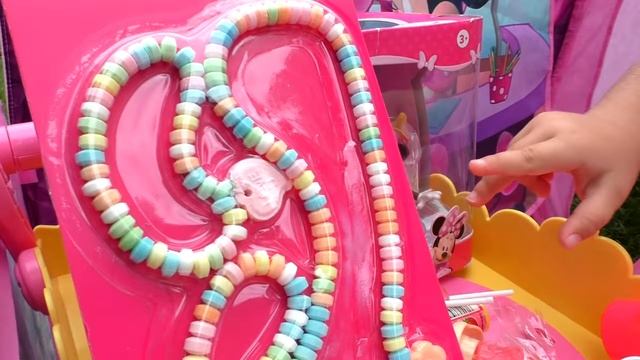 Диана и Рома Диана - МИННИ МАУС, Новый домик-палатка для Minnie Mouse
