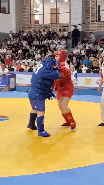 The best defense against striking in Combat SAMBO? A clean, powerful throw!