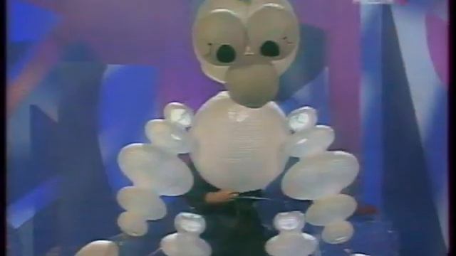 GIANT in TV show, giant puppet, Nikolai Zykov, Moscow, Russia