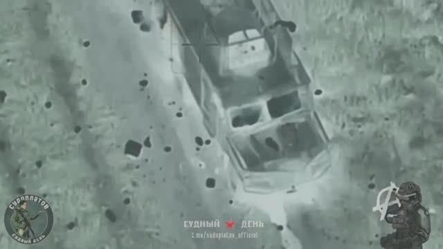 Канадский броневик Roshel Senator уничтожен FPV-дроном «КВН»