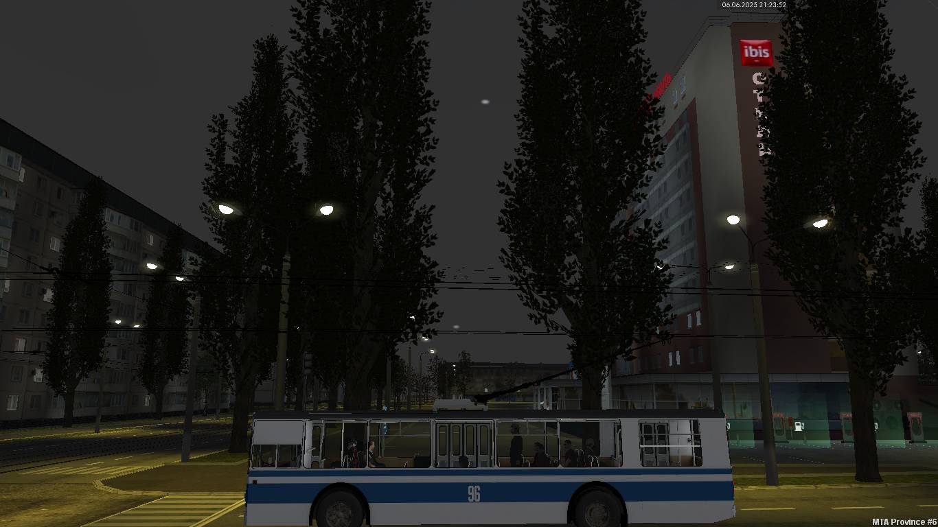 MTA Province Demo #6 Проехался на троллейбусе