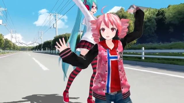Miku Hatsune & Teto Kasane - Call Me, Call Me