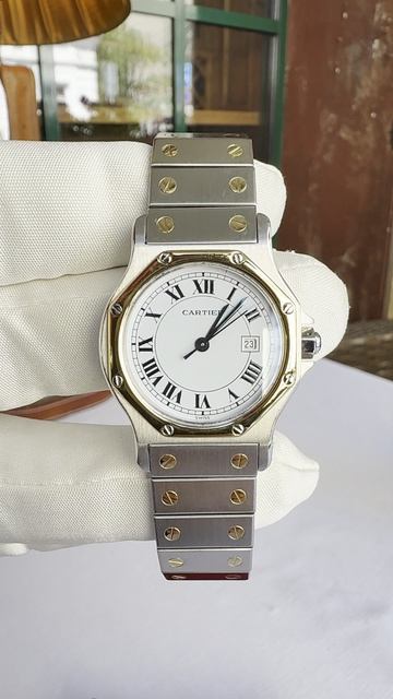 Винтажные Cartier Santos Octagon 2966