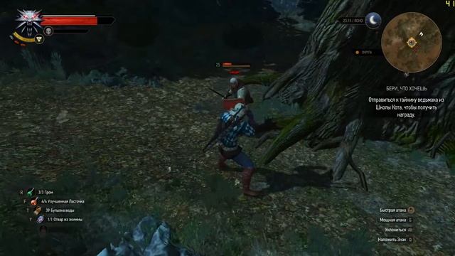 [Witcher 3] Задумался или тактика пассивного боя