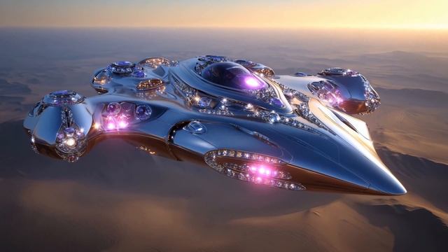▎Пустыня и Космический Корабль: Путешествие в Будущее 🌌🚀