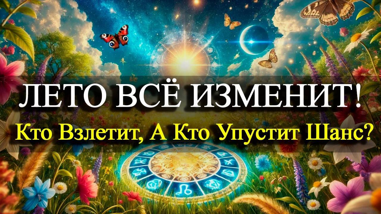 🌞 Лето 2025: Что ждёт твой знак зодиака? Удача, любовь, финансы! Полный гороскоп!