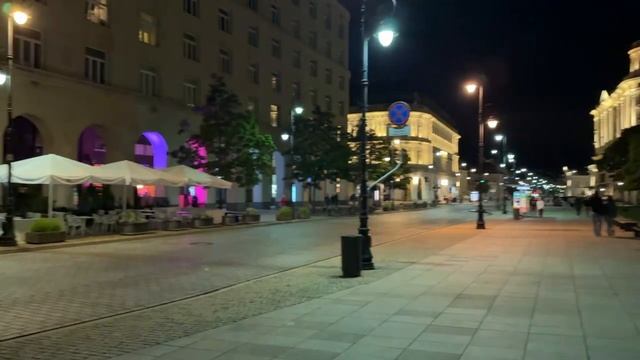 06-06-2025. Польша. Ночная Варшава.