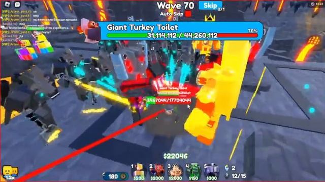 прохождение toilet tower defense Endless mode 100 волн(80 волна)(2часть)