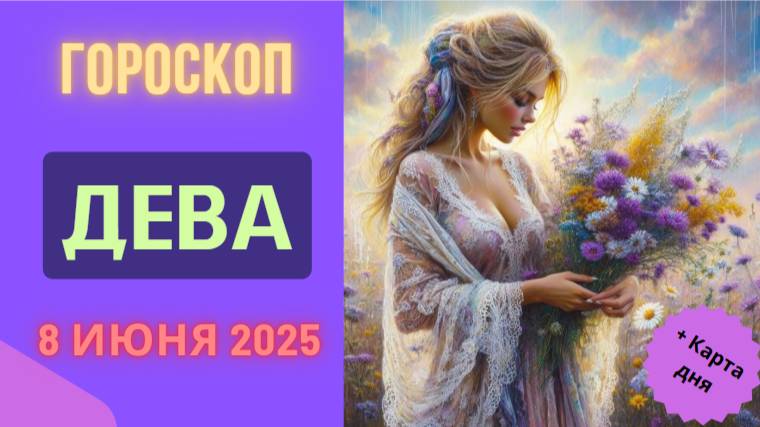 ♍ 8 ИЮНЯ: ГОРОСКОП НА СЕГОДНЯ ДЛЯ ДЕВ - ПРАКТИЧНОСТЬ И ТЩАТЕЛЬНЫЙ ПОДХОД